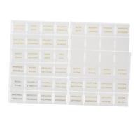 CLISPEED 10 Sheets Leather Bible Index Tabs Stamped White Leather Bible Stickers with Indexed and Blank Labels for Womens Study and Navigation