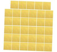 CLISPEED 1000pcs Candy Wrappers Aluminum Foil Sheets Orange Peel Texture for Chocolate Homemade Sweets Packaging and Food Preservation