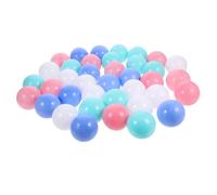 CLISPEED 100pcs Colorful Ocean Balls for Play Pit Non Toxic Balls in Pink White Blue Purple Safe Educational Pool Party Filling for Playpens Tents Bathtubs Indoor Outdoor Use