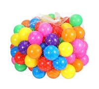 CLISPEED 100pcs Colorful Ocean Balls Pit Balls for Reusable Party Play Pool Game Props Safe Fun Indoor Outdoor Random Color