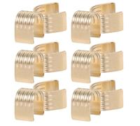 CLISPEED 100pcs Copper Timing Belt Buckle for 3d Printer Belt and Synchronous Quick Installation and Easy Removal Clamp Buckles Replacement Fittings in Golden