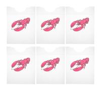 CLISPEED 100Pcs Disposable Aprons for Adults Tear Resistant Lobster Bibs Cooking Aprons for Seafood Boils Barbecue and Dining Stain Resistant Adult Bibs