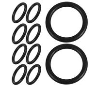 CLISPEED 100pcs Fire Extinguisher Seal Gasket Rings Rubber Washers Ring Assorted Sealing Gasket Set Black Versatile Design Easy Installation for Fire Extinguisher Maintenance