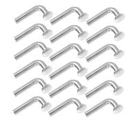 CLISPEED 100pcs Heavy Duty Pallet Rack Safety Pins with Bend Galvanized Metal Fasteners for Warehouse Shelving Accessories Reinforced Load Capacity and Stability