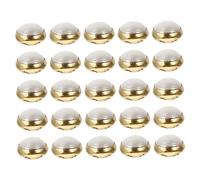 CLISPEED 100Pcs Mini Decorative Pearl Buttons for Doll Clothes Sewing Buttons Replacement for Garments Coat Shirts DIY Accessories Elegant Design