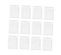 CLISPEED 100pcs Organza Drawstring Bags Lightweight Mesh Pouches for Wedding Candy Storage Party Favour Bulk White Plain Color