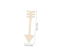 CLISPEED 100pcs Rustic Wooden Arrow Slices Long Blank Craft Wood Signs DIY Decoration for Valentine S Day School Projects and Home Art Supplies