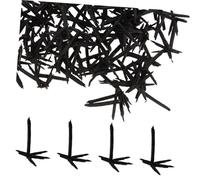 CLISPEED 100pcs Simulation Crow Feet Plastic Craft Parts for Halloween Decorations Safe Soft Material Crow Making Accessories for Realistic Bird Figure Creation