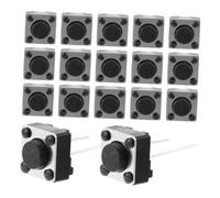 CLISPEED 100pcs Tactile Push Button Micro Momentary Switches for Pcb Replacement Tactile Button for Toy Electronic Components