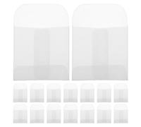 CLISPEED 100pcs Translucent Glassine Envelopes for Jewellery and Keepsakes, Self-Adhesive Seal Mini Pouches Made of Glassine Paper for Organised Storage at Home and Coin Collectors