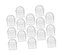 CLISPEED 100pcs Transparent USB C Dust Plugs Anti-dust Charging Port Protectors for Type-c Devices Water-resistant PVC Port Covers Lightweight for Laptops and Tablets