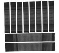 CLISPEED 10pcs Black Elastic Memorial Funeral Armband for Mourning Police Sports Bands to Express Respect and Grief Suitable for Ceremonies and Football