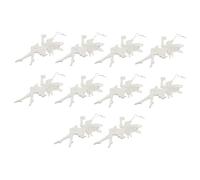 CLISPEED 10Pcs Christmas Tree Hanging Pendants Lovely Mini Ornaments Creative Adornments for Home and Party Decoration Festive Holiday Embellishments