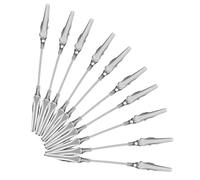 CLISPEED 10pcs Crocodile Mouth Note Holder Double Ended Alligator Clips Wire Clamp for Crafts Desk Decor Clip Wire Picture Holder School Project Clips Scrapbooking Clips Metal Silver