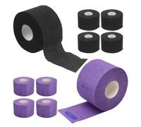 CLISPEED 10pcs Disposable Barber Neck Strips Haircutting Neck Tissue Wraps with Antipenetration Crepe Paper for Salon Spa Hairdressing for Dye Protection and Styling