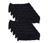 CLISPEED 10pcs Disposable Cotton Briefs for Postpartum and Pregnant Women, Soft and Portable Mesh Underpants in Black, for Business Trips and Travelling