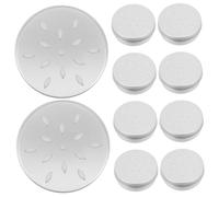 CLISPEED 10Pcs Dog Scent Training Holder with Perforated Aluminum Cases for Canine Nose Work and Snuffle Skill Development Scent Training Tool for Working Dogs and Puppies