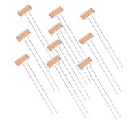CLISPEED 10pcs Durable Copper Plant Markers Weatherproof Garden Labels for Use for Fruits Vegetables and Flowers Practical Plant Tags for Easy Identification