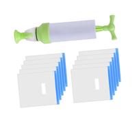 CLISPEED 10pcs Filament Vacuum Compression Bags with Manual Pump for Printer Consumables Reusable Resealable Plastic Storage Protects Abs Pla Filament From Moisture Dust
