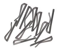 CLISPEED 10pcs Heavy Duty Metal Money Clips Spring Loaded Cash Holder with Easy Singlehanded Access, Iron Minimalist Card Holder Clips for Casual Outings and Business Meetings
