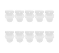 CLISPEED 10pcs Hot Water Bottle Lid Plug Replacement Threaded Leakproof Sealing Stopper Caps for Warm Water Bags Pp Stopper Inner Diameter for Home and Travel