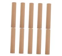 CLISPEED 10pcs Kraft Mailing Tubes with Secure White Caps Cardboard Paper Poster Tubes for Shipping Storage and Protecting Artwork Posters Drawings for Express Packaging and Parcel