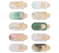 CLISPEED 10pcs Marble Style Webcam Cover Ultra-thin Design with Adhesive Backing Privacy Protection Abs Material Curve for Phones and USB Webcams behind The Laptop Assorted style