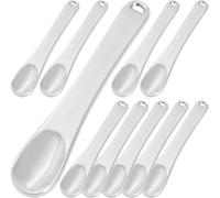 CLISPEED 10pcs Metal Eye Cream Stick Face Spatula Lotion Scooper for Women Makeup Application