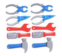 CLISPEED 10pcs Miniature Dollhouse Tool Set for Pretend Play Lightweight Simulation Wrench and Screwdriver Safe and Decorative Accessories to Cultivate Creativity and Hands Skills