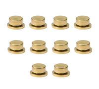 CLISPEED 10pcs Nail Rotation Versatile Nail Accessory Copper Golden High-speed Spinning Bearing Creativity Attractive Function for Art Decor and DIY
