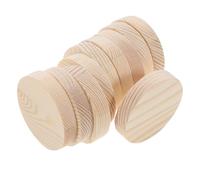 CLISPEED 10pcs Natural Wood Slices for Kids Arts and Crafts, Round Pine Wood Discs 5cm Diameter 1cm Thick, Unfinished Wooden Chips for DIY Painting and Handmade Decorations