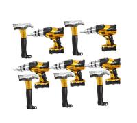 CLISPEED 10pcs Party Balloon Tool Electric Screwdriver and Hammer Shaped Aluminum Foil Balloons for Decoration and Fun for Birthdays and Events