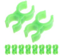 CLISPEED 10pcs Plastic Fire Extinguisher Wall Bracket Holder Clips for Fire Extinguisher Pipes, Versatile Design and Easy to Use, for Office and Safety Applications