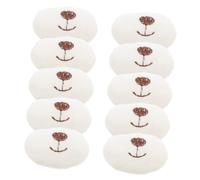 CLISPEED 10pcs Plush Doll Safety Noses for DIY Crafting Cloth Bear Nose Accessories with Easy Secure Attachment for Handmade Stuffed and Plush Dolls