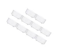 CLISPEED 10pcs Reptile Food Water Bowls Smooth Easy Clean Terrarium Feeding Dish for Lizards Corn Snakes Small Pets