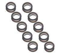 CLISPEED 10pcs Silicone Finger Rings for Dog Grooming Shears Vibrant Colored Finger Inserts for Improved Precision and Control Easy to Install and Clean Suitable for Professional and DIY