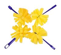 CLISPEED 10pcs Small Sponge Paint Brushes Plastic Handle Foam Stencil Brushes and Adults Easy Cleaning Stimulate Imagination DIY Painting Crafts