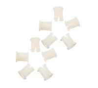CLISPEED 10pcs Small Wheel Sockets Caster Socket Plastic Sleeve Inserts Abrasion Resistant Resist Loosening Replacement for Office Chair Wheel Bar
