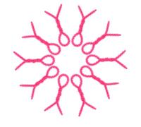 CLISPEED 10Pcs Spiral Silicone Perm Rods Hair Curlers for Women Flexible Hair Rollers for Short and Long Portable Lightweight Curling Tools for Home and Travel Use