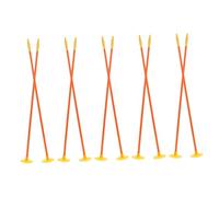 CLISPEED 10pcs Suction Cup Arrows for Durable Plastic Replacement Arrows for Archery Fun Convenient Storage for Target Practice and Coordination Development