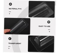 CLISPEED 10pcs Transparent Money Holder DIY Lip Balm Pouches Clear PVC Card Organizer Lightweight Portable Cash Credit Id Storage for Travel Outdoor Use