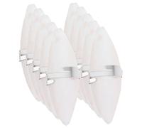 CLISPEED 10pcs Wear Resistant Cuttlebone Parrot Set Durable Chewing Accessories for Cockatiels Squirrels Birds Calcium Supplement Chew for