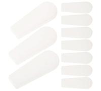 CLISPEED 10pcs White Rubber Claw Sleeves for Doll Machines - Non-Slip Protective Covers for Vending and Candy Grabber Claws - Arcade Crane Attachment Protectors