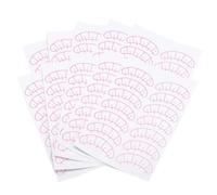 CLISPEED 10sheets Eyelashes Position Stickers for Grafted Eyelashes Slightly Sticky Practice Paper Patches for Professional and Personal Use Under Lash Separation for Faster
