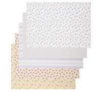 CLISPEED 12 Miniature Dollhouse Wall Stickers Set A4 Size Cute Living Room and Bedroom Decor for Dollhouse Accessories