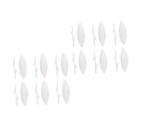 CLISPEED 12 sets Cuttlebone Chew Set for Parrots Hamsters Calcium Molar for Teeth Grinding Lightweight Compact for Cage Hanging and Healthy Pet Habits