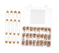 CLISPEED 1200pcs Ceramic Capacitor Kit Values Multilayer Monolithic Capacitors with Storage Box for Electronics Repair and DIY Projects