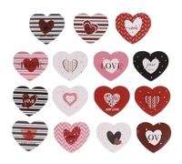 CLISPEED 120pcs Heart Shape Blessing Cards Paper Greeting Cards Heart-shaped Decorative Paper Girlfriends Boyfriends