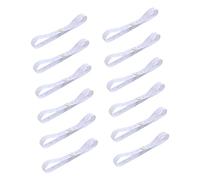CLISPEED 12pcs Adjustable Diaper Straps Belt Buckles Nappy Fasten Buckles Secure Fit for Nappies Breathable Material Easy to Wear Take Off