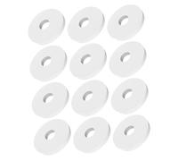 CLISPEED 12pcs Aromatherapy Refill Pads Replacement Car Aroma Pad White round Pe Material Healthy for Use Suitable for Car Diffuser Assorted style